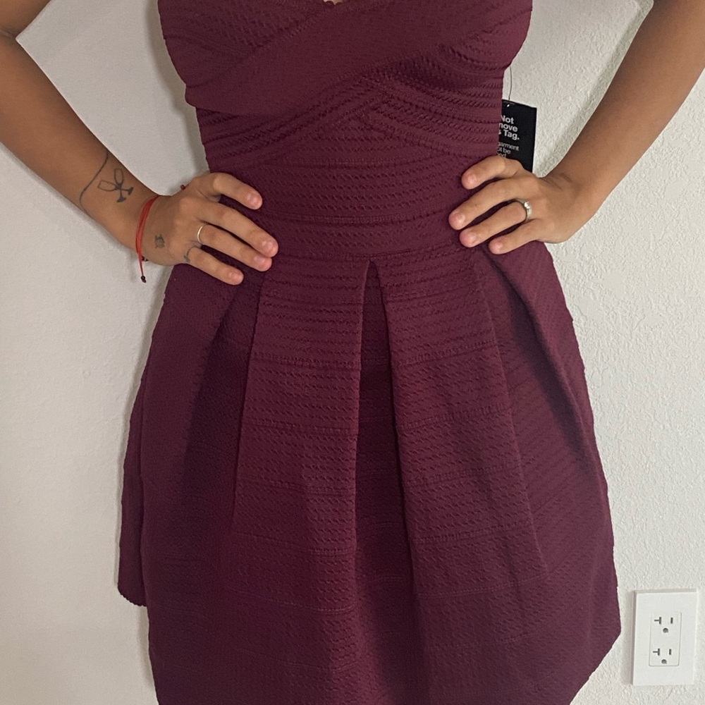 Express Burgundy dress, size Extra Small